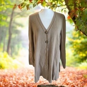 Monterey Bay 2 Button Long Cardigan XL